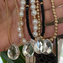 Load image into Gallery viewer, BLACK SPINEL NECKLACE - TARA
