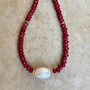 RUBY NECKLACE - SCARLET
