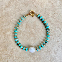 Load image into Gallery viewer, TURQUOISE BEADS BRACELET - DESERT
