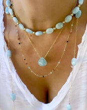 Load image into Gallery viewer, MILKY AQUAMARINE NECKLACE - VODA
