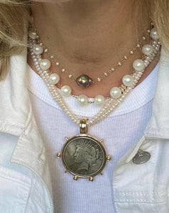 LONG PEARL NECKLACE - JACKIE