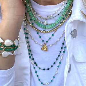 Onyx Necklace - Apple