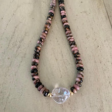 Load image into Gallery viewer, RHODONITE NECKLACE - MASHA
