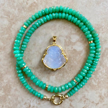 Load image into Gallery viewer, CHRYSOPRASE NECKLACE - BUDDHA
