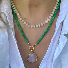 Load image into Gallery viewer, CHRYSOPRASE NECKLACE - BUDDHA
