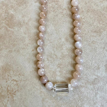 Load image into Gallery viewer, MOONSTONE NECKLACE - CRYSTAL
