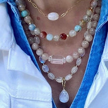 Load image into Gallery viewer, MOONSTONE NECKLACE - CRYSTAL
