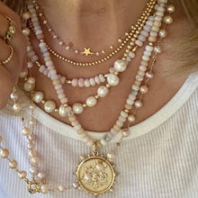 Load image into Gallery viewer, Gold Ball with Freshwater Pearls
