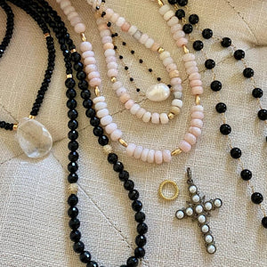 BLACK OBSIDIAN NECKLACE - SHIVA
