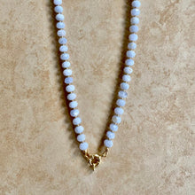Load image into Gallery viewer, BLUE LACE AGATE NECKLACE - ANGELINA
