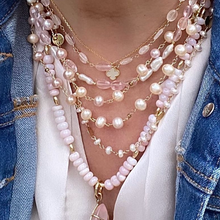 Load image into Gallery viewer, Rose Quartz Necklace - Laya
