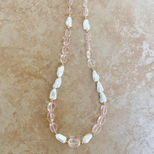 Load image into Gallery viewer, Rose Quartz Necklace - Laya
