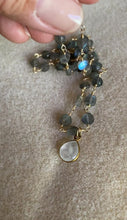 Load and play video in Gallery viewer, LABRADORITE NECKLACE - CADIZ
