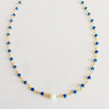 Load image into Gallery viewer, CHALCEDONY NECKLACE - BLU
