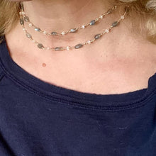 Load image into Gallery viewer, LABRADORITE MOONSTONE NECKLACE - PORTO

