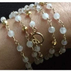 Long Moonstone Necklace