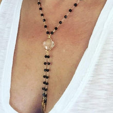 Load image into Gallery viewer, BLACK SPINELNECKLACE - SADIE
