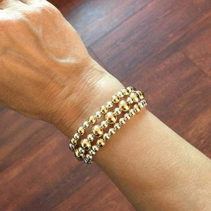 GOLD BEADS TWO TONE