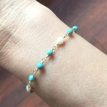 Load image into Gallery viewer, HOWLITE ROSARY BRACELET
