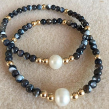 Load image into Gallery viewer, GOLD BEADS WITH MOP
