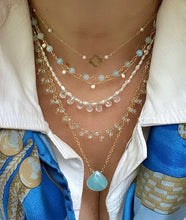 Load image into Gallery viewer, MILKY AQUAMARINE NECKLACE - VODA
