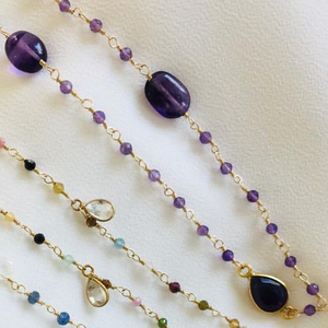 Amethyst Necklace - Tina