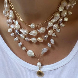 PEARL NECKLACE -KESHI