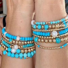 Load image into Gallery viewer, GOLD BEADS HOWLITE
