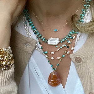TURQUOISE NECKLACE  - DESERT