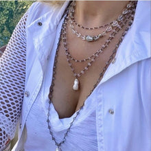 Load image into Gallery viewer, ROSE QUARTZ NECKLACE - PINKY
