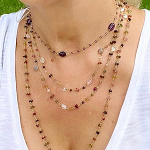 Amethyst Necklace - Tina
