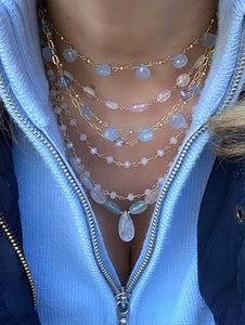 CHALCEDONY NECKLACE - POSITANO