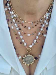GOLD BEADS NECKLACE - ARIA
