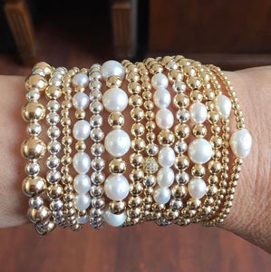 GOLD BEADS PEARL