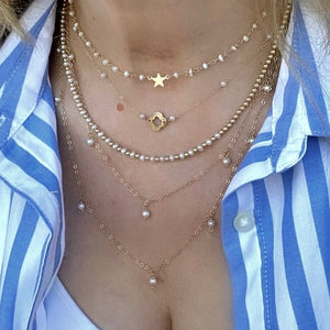 PEARL CHOKER - CLOVER