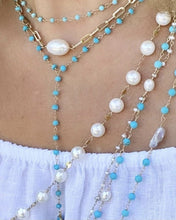 Load image into Gallery viewer, TURQUOISE LARIAT NECKLACE - MAYFAIR
