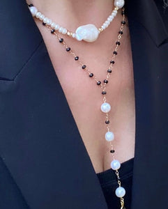 BLACK SPINEL LARIAT - IVY