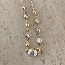 Load image into Gallery viewer, GOLD ZIRCONIA CHOKER - KYLIE
