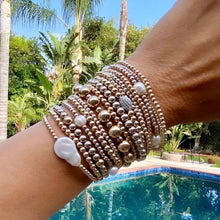 Load image into Gallery viewer, GOLD BEADS TWO TONE
