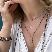 Load image into Gallery viewer, ROSE QUARTZ NECKLACE - GRANDEZZA
