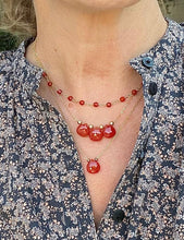 Load image into Gallery viewer, CARNELIAN GOLD NECKLACE - MATA
