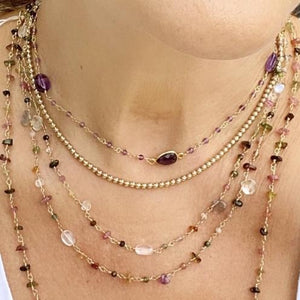 Amethyst Necklace - Tina