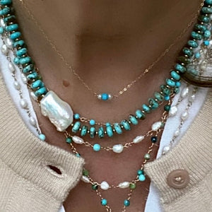 TURQUOISE NECKLACE  - DESERT