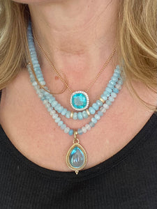 AQUAMARINE NECKLACE - MAYA