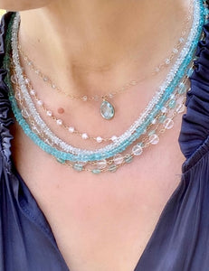CUBIC ZIRCONIA NECKLACE - SPARK