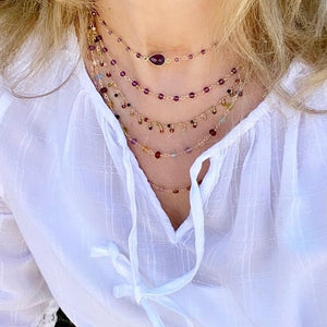 Amethyst Necklace - Tina
