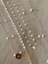 Load image into Gallery viewer, PEARL NECKLACE - GOLD STAR
